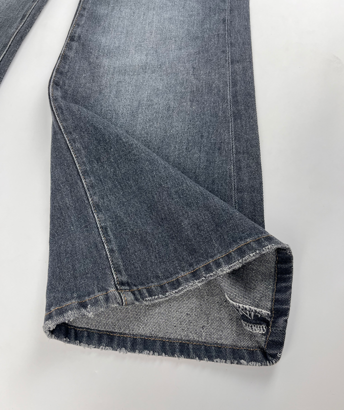شلوار جین فلربگ طوسی آبی جکپات زارا